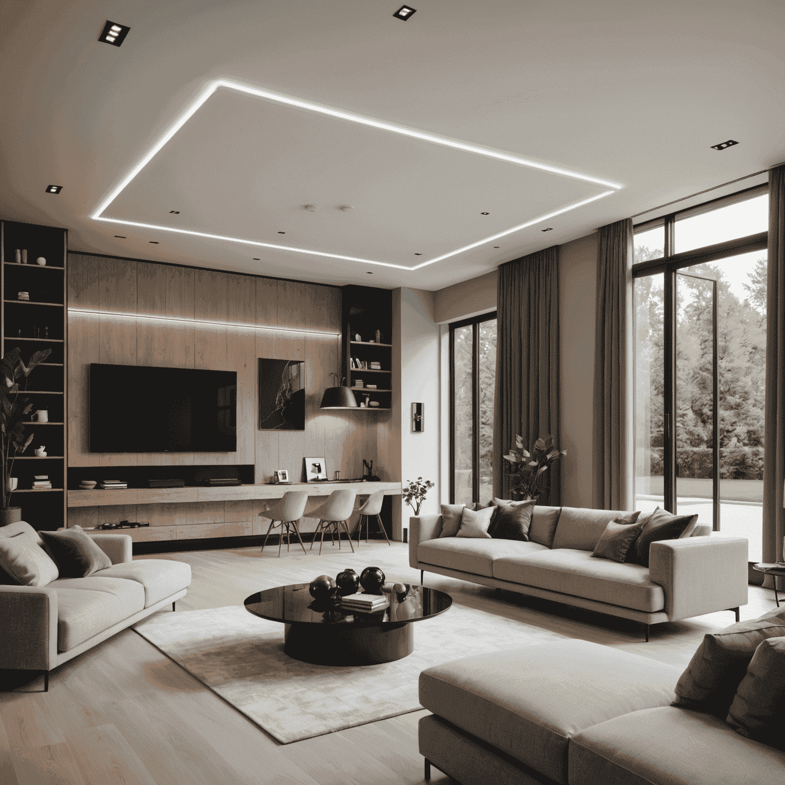 Een ultramoderne smart home in Eindhoven met geïntegreerde technologie en duurzame luxe elementen.